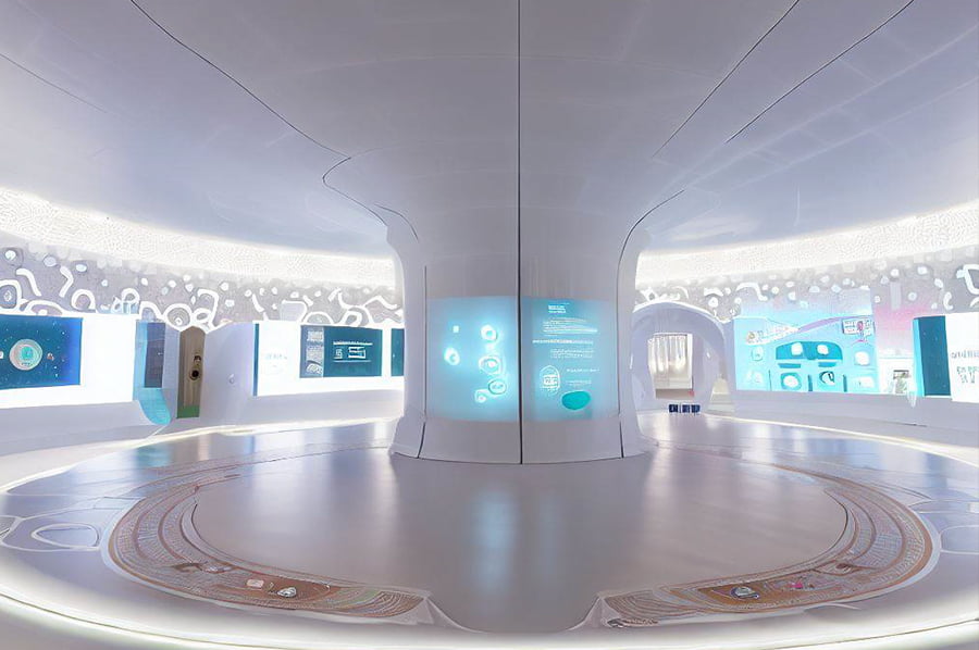 高科技数字展馆建设方案，创意企业产品馆，多媒体互动展馆