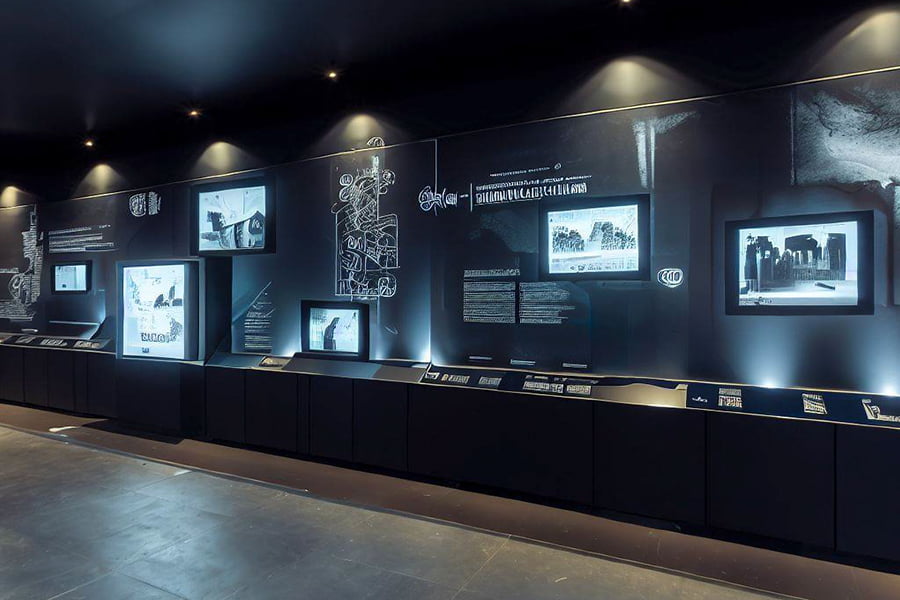 多媒体展馆，高科技国企文化馆，多媒体互动展厅施工方案